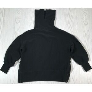 Varley Vine Ribbed Half Zip Sweater Women's XS Black Boho Designer Turtle Neck
